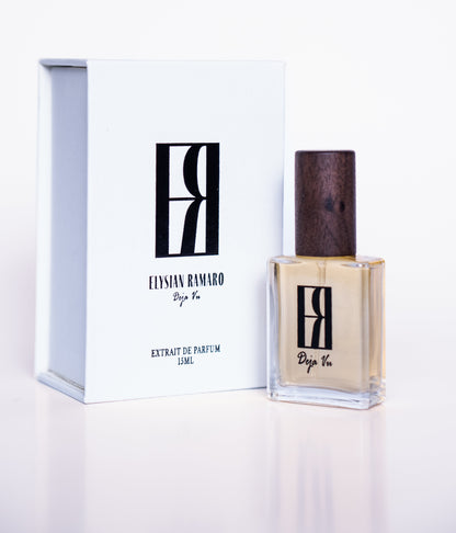 Elysian Ramaro Sweet Treat perfume bottle and packaging on a white background